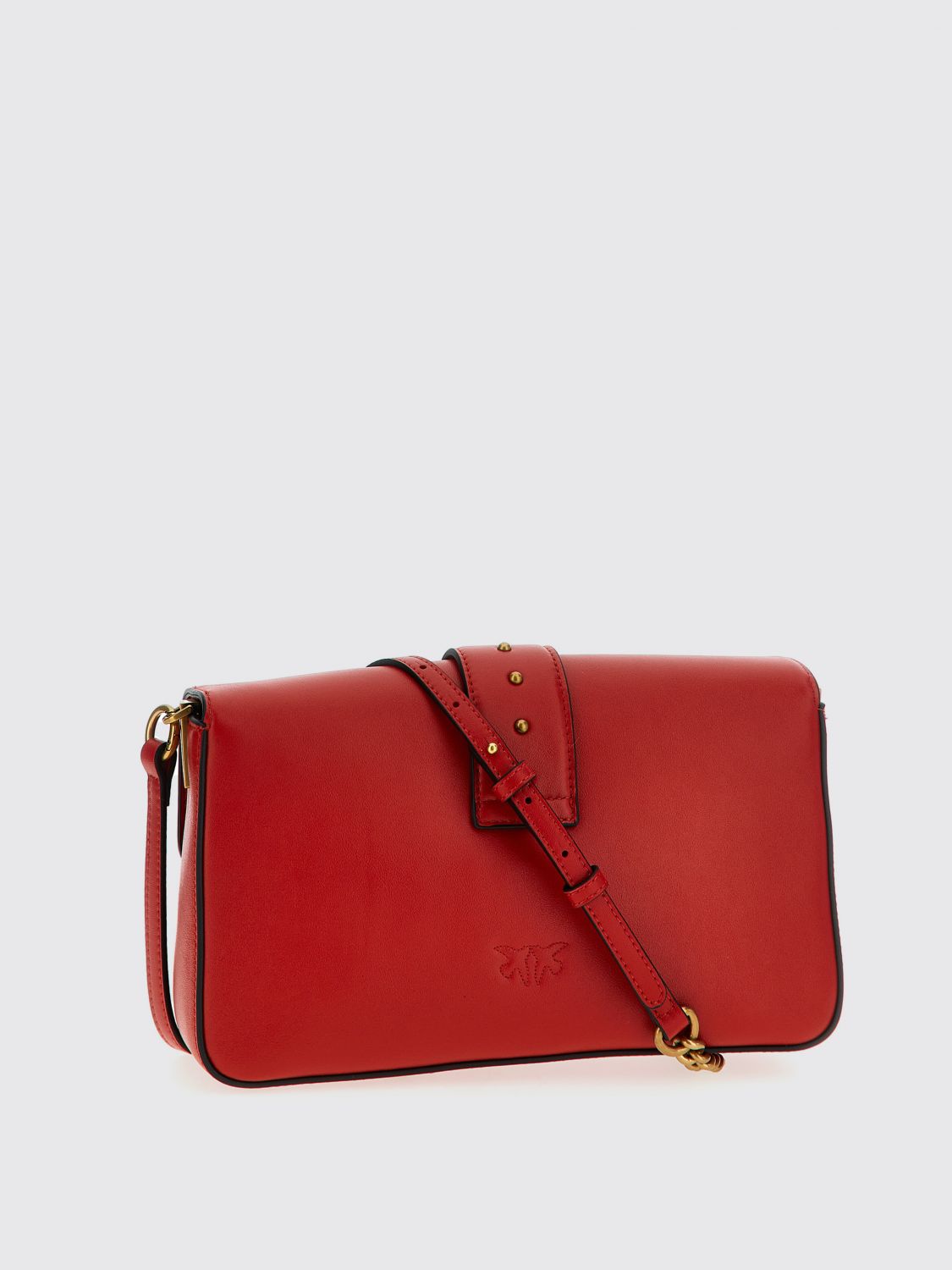 Pinko Crossbody Bags Woman Beige