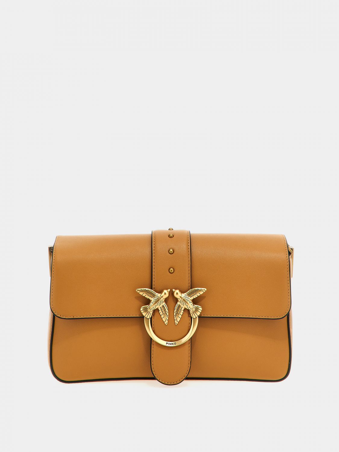 Pinko Crossbody Bags Woman Beige