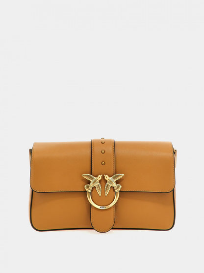Pinko Crossbody Bags Woman Beige