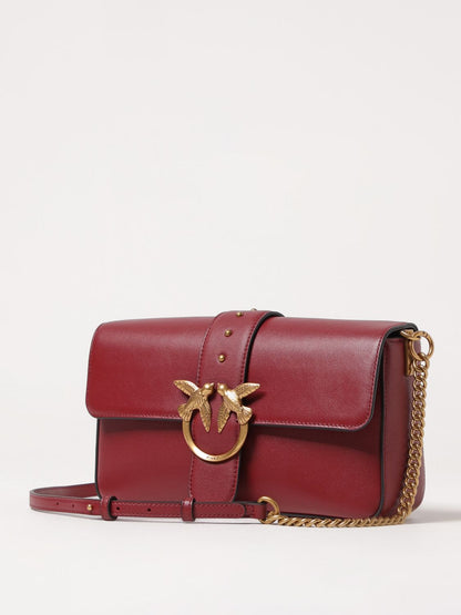 Pinko Crossbody Bags Woman Beige