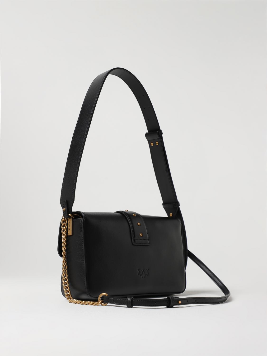 Pinko Crossbody Bags Woman Beige