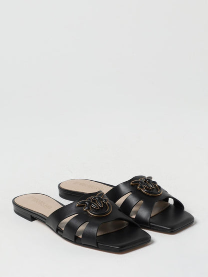 Pinko Flat Sandals Woman Beige
