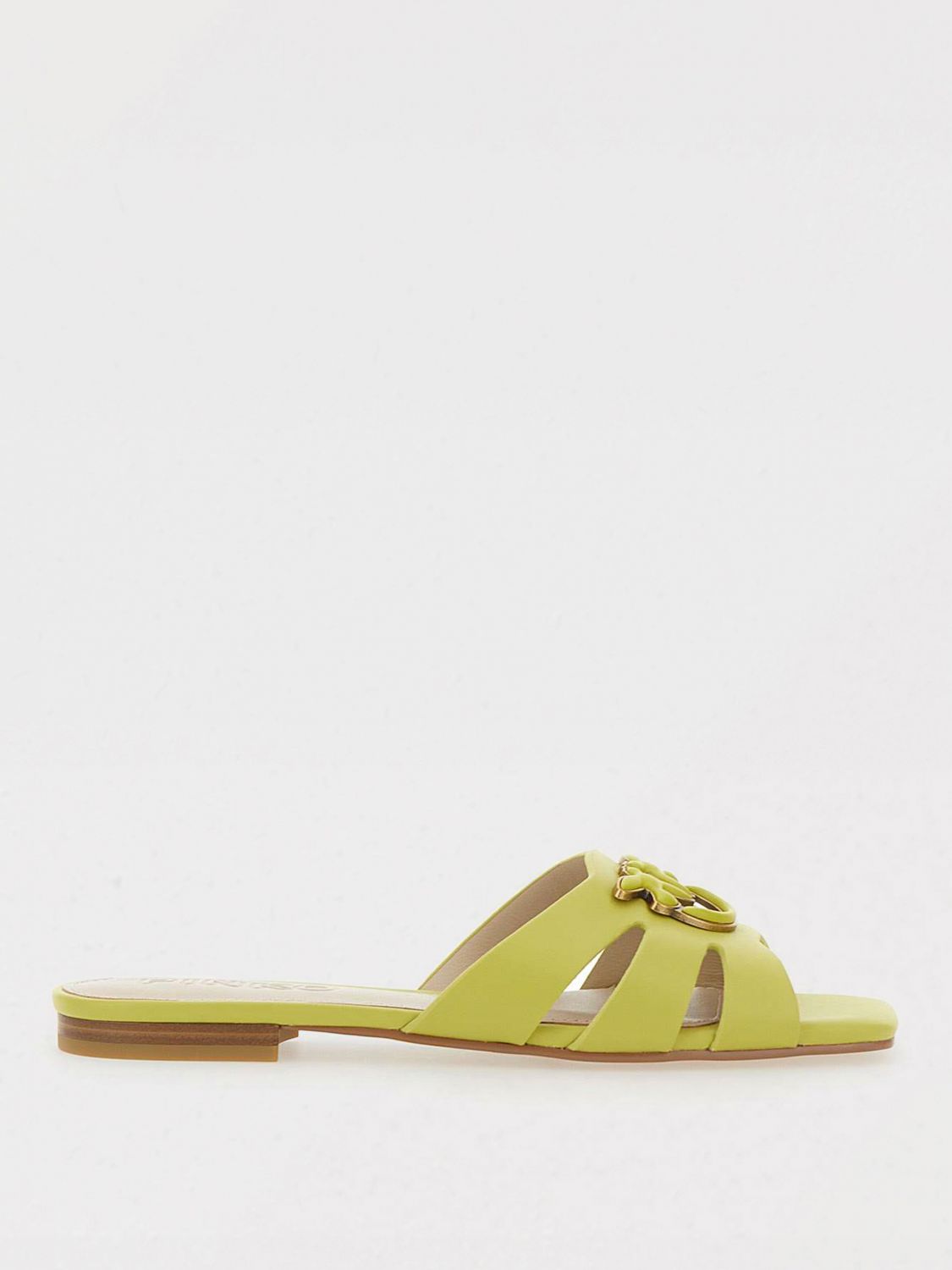 Pinko Flat Sandals Woman Beige