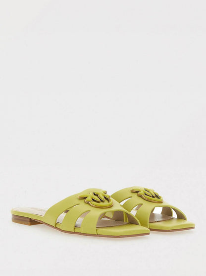 Pinko Flat Sandals Woman Beige