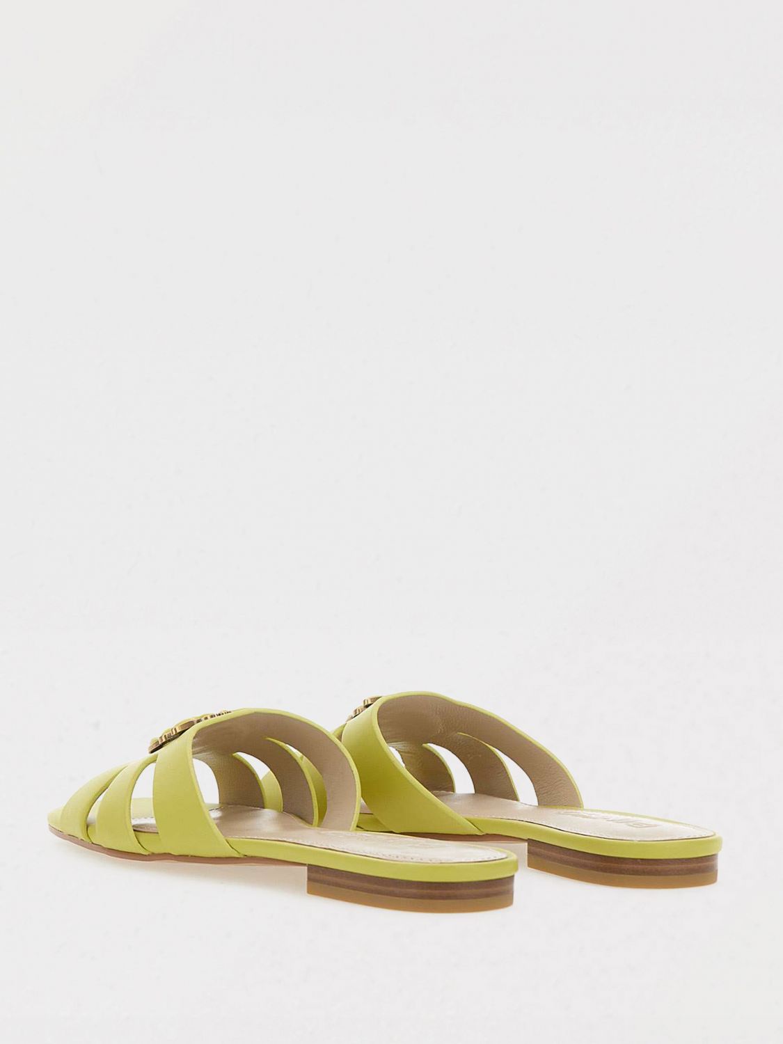 Pinko Flat Sandals Woman Beige