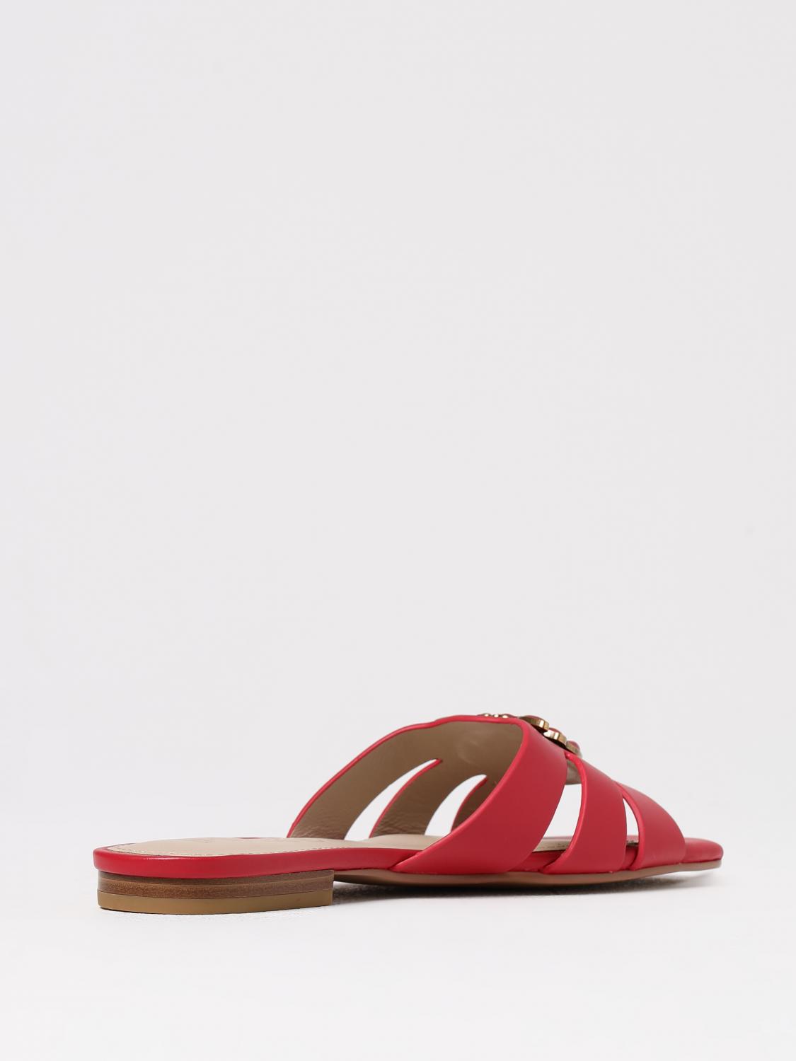 Pinko Flat Sandals Woman Beige