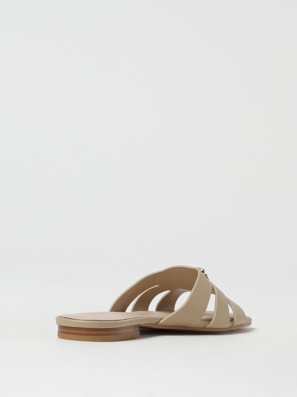 Pinko Flat Sandals Woman Beige