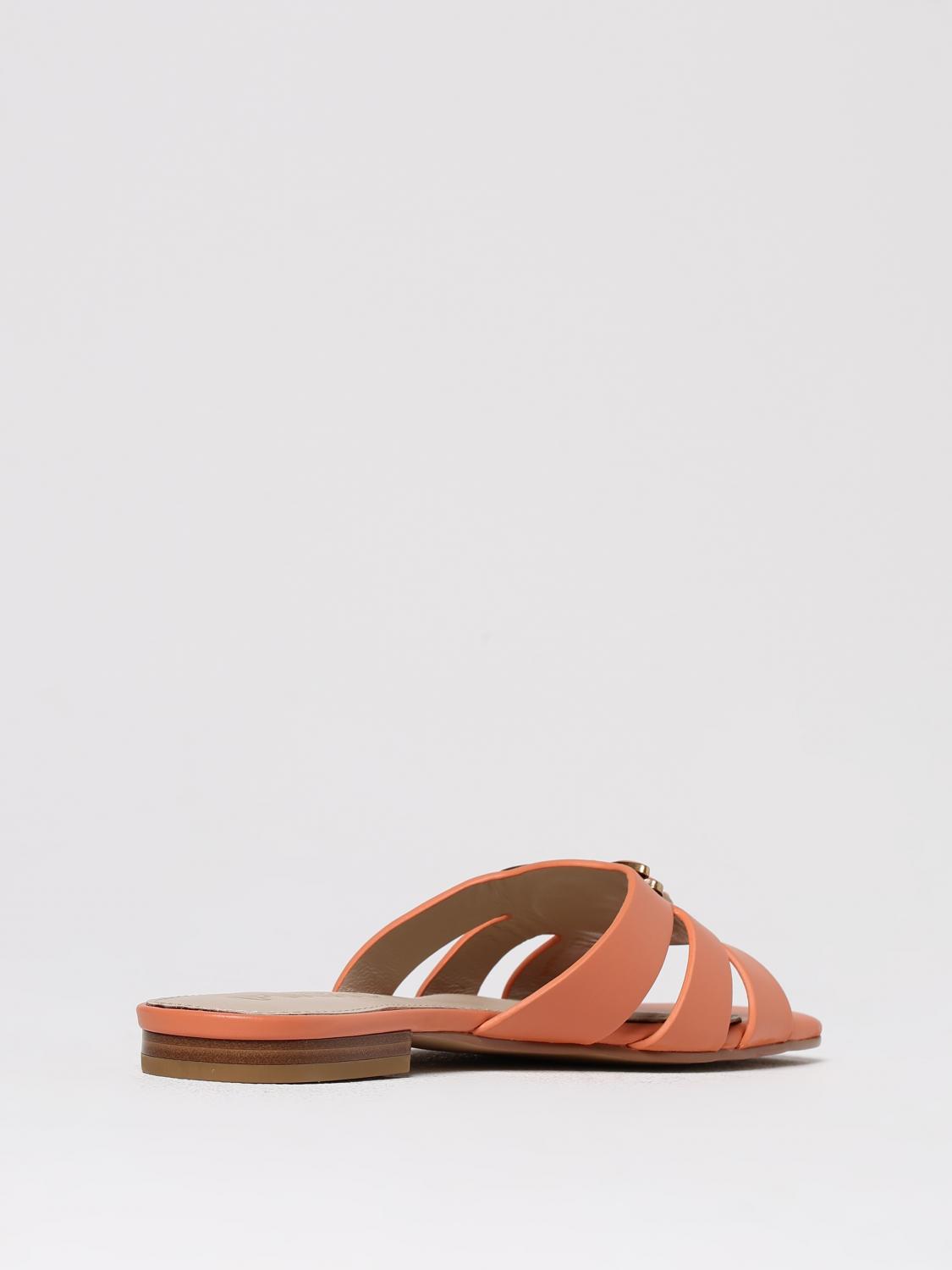 Pinko Flat Sandals Woman Beige
