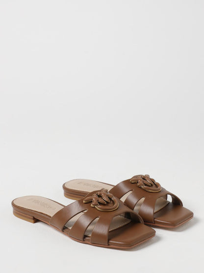 Pinko Flat Sandals Woman Beige