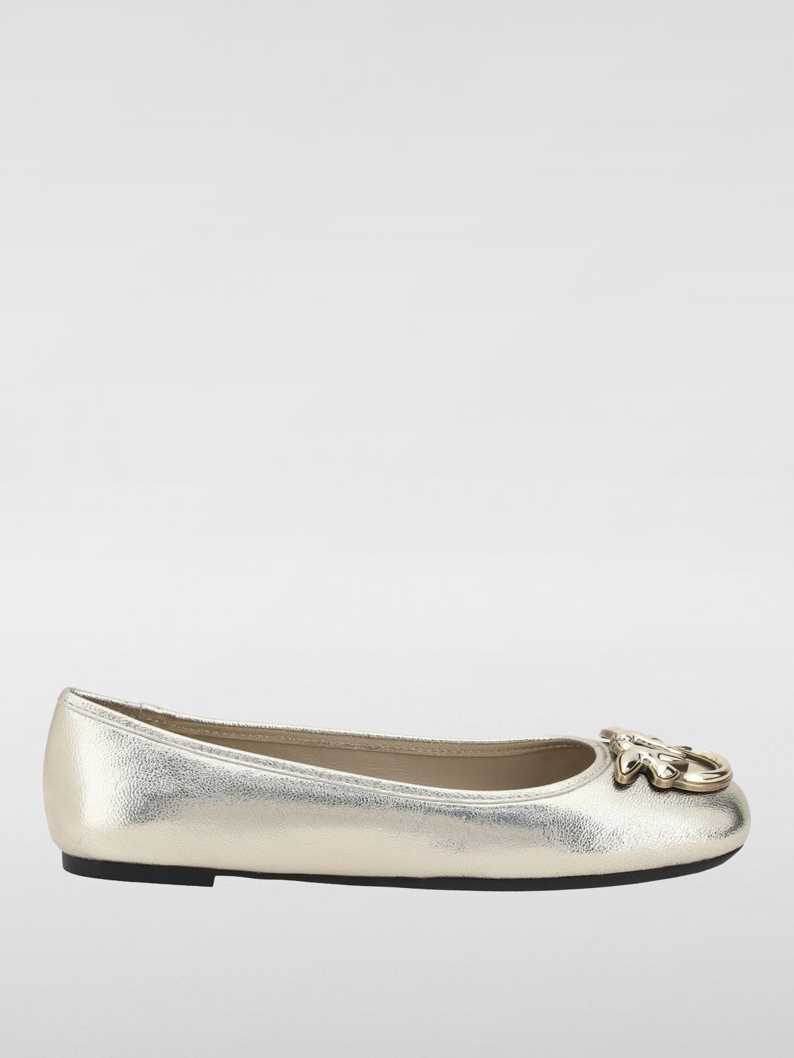 Pinko Ballet Flats Woman Silver