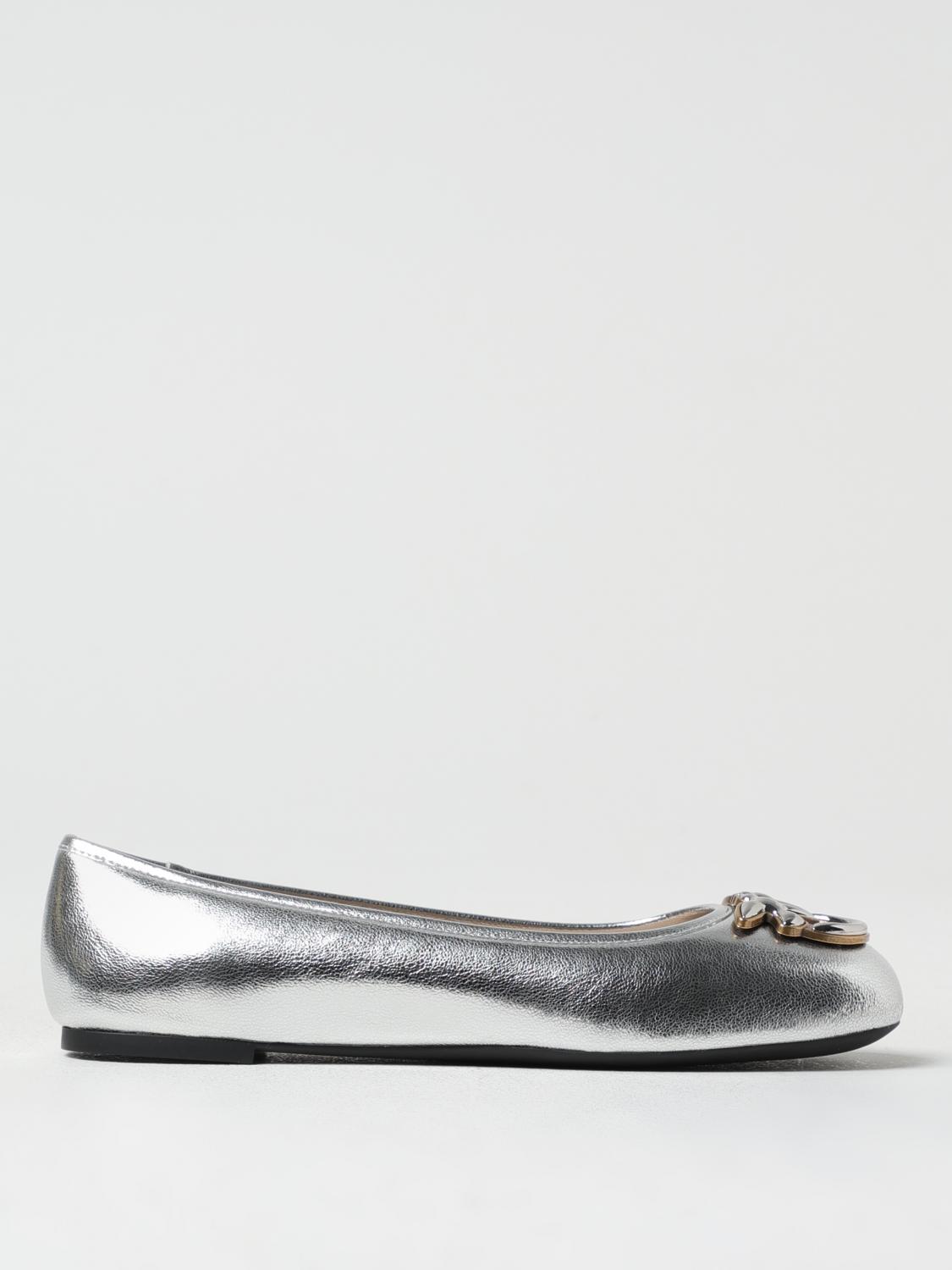 Pinko Ballet Flats Woman Silver