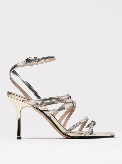 Pinko Heeled Sandals Woman Gold