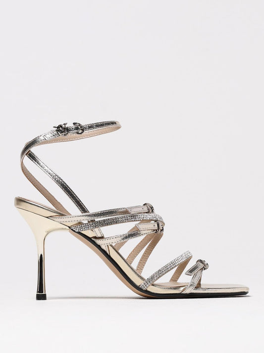 Pinko Heeled Sandals Woman Gold