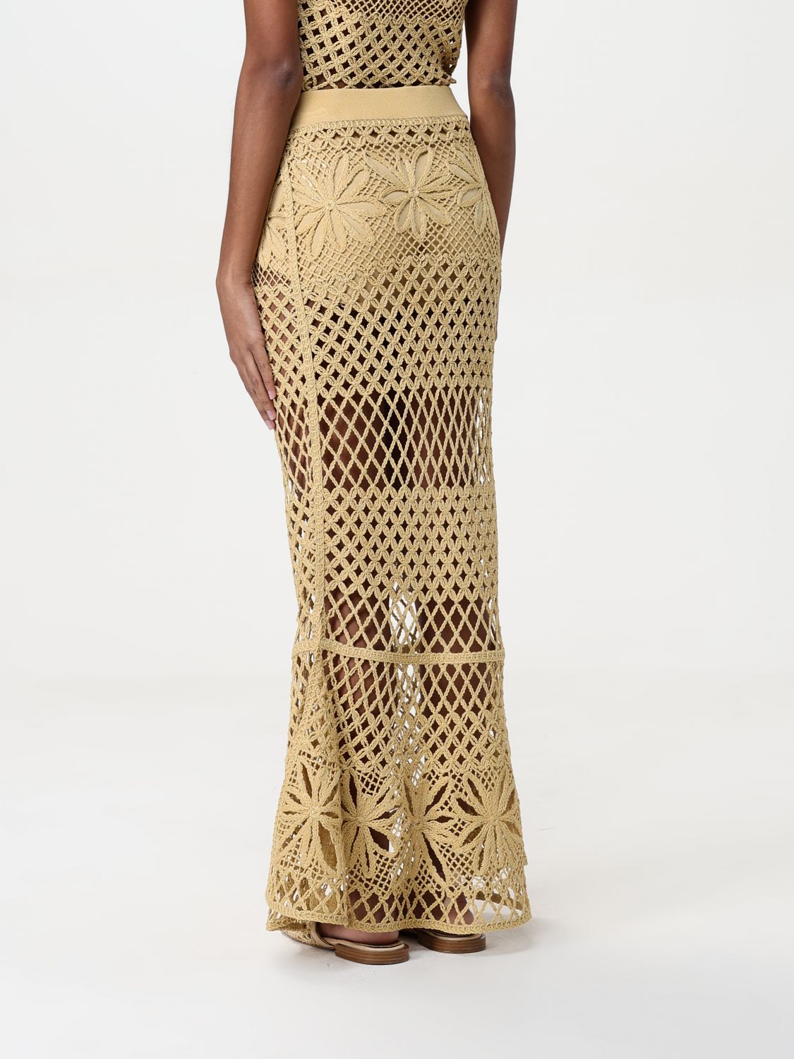 Pinko Skirt Woman Green