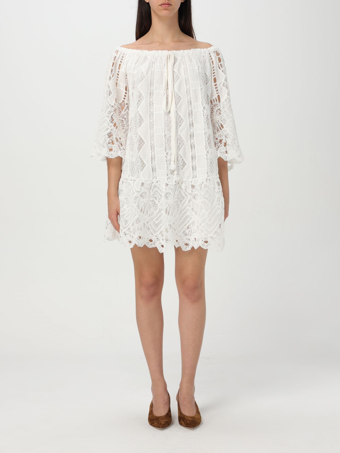 Pinko Dress Woman White