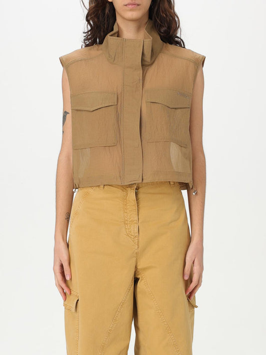 Pinko Waistcoat Woman Brown