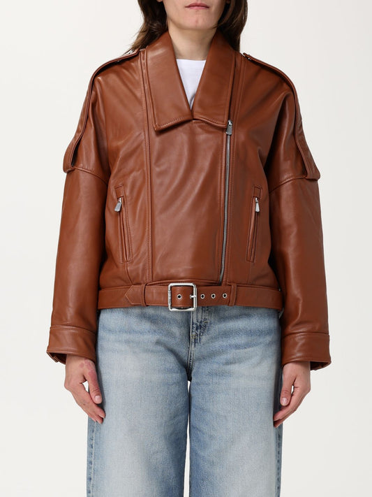 Pinko Jacket Woman Leather