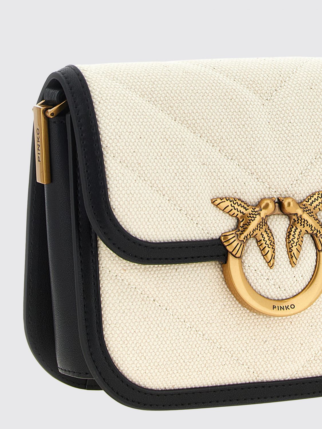 Pinko Crossbody Bags Woman Black