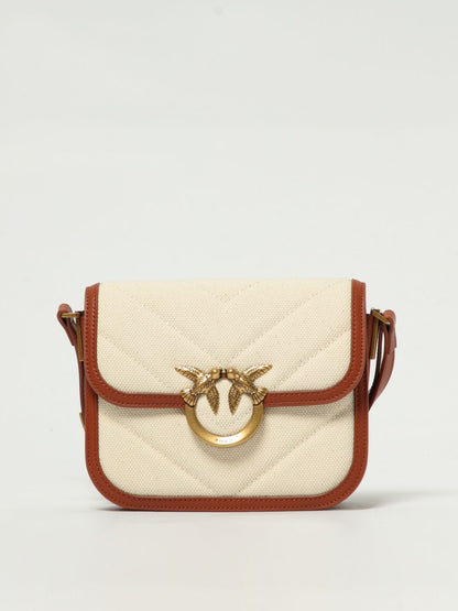 Pinko Shoulder Bag Woman Beige