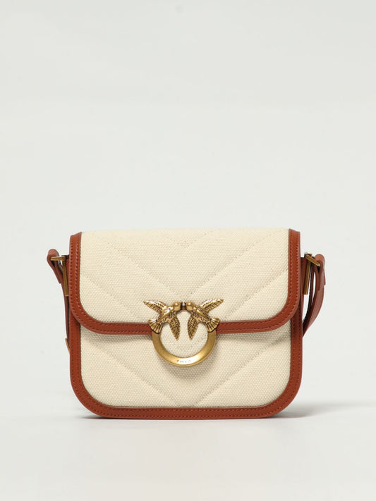 Pinko Shoulder Bag Woman Beige