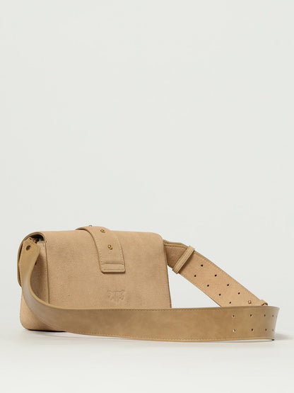 Pinko Crossbody Bags Woman Beige