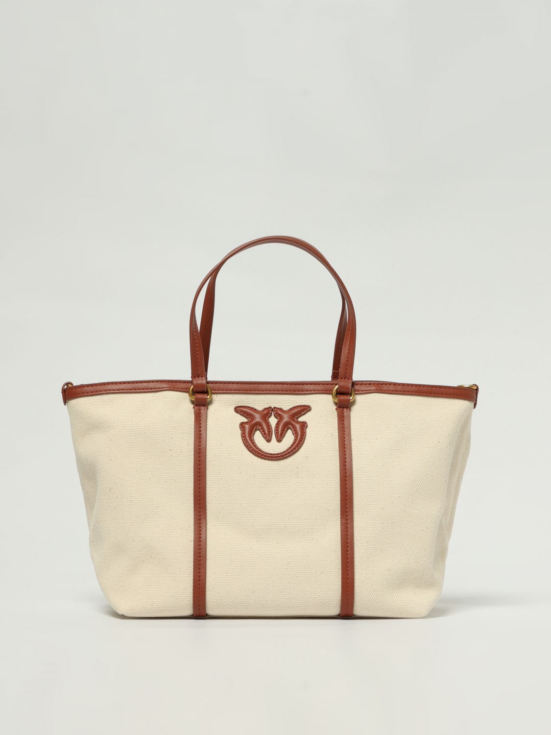 Pinko Shoulder Bag Woman Beige