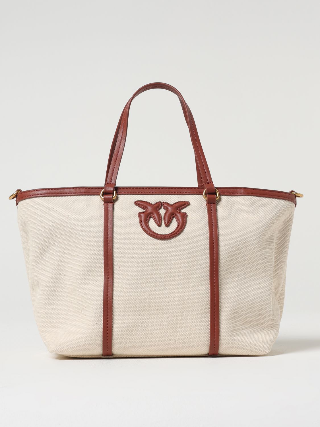Pinko Shoulder Bag Woman Beige