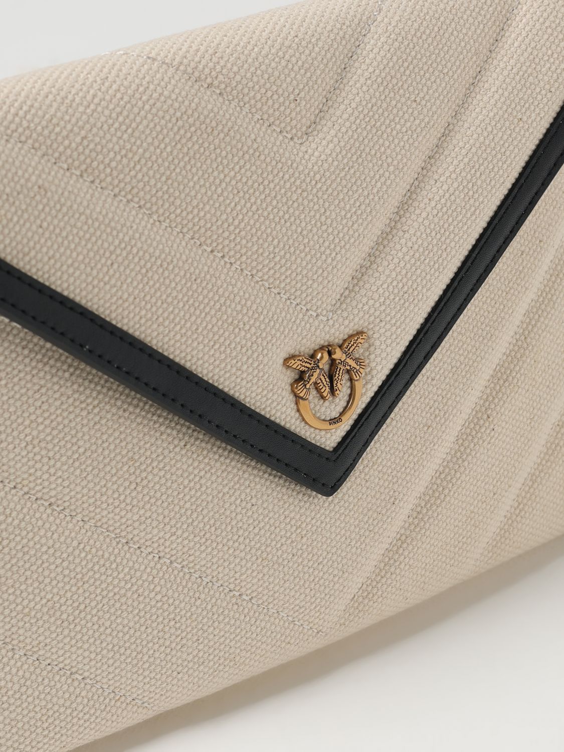 Pinko Shoulder Bag Woman Beige