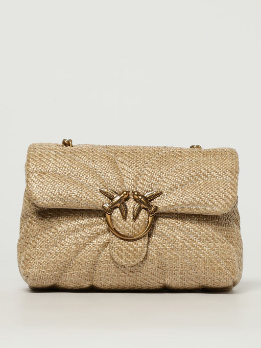 Pinko Shoulder Bag Woman Beige