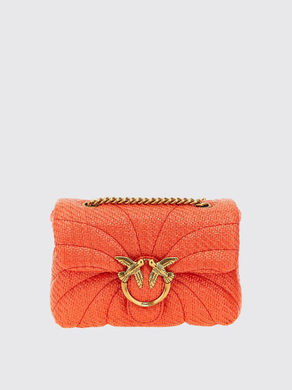 Pinko Crossbody Bags Woman Orange