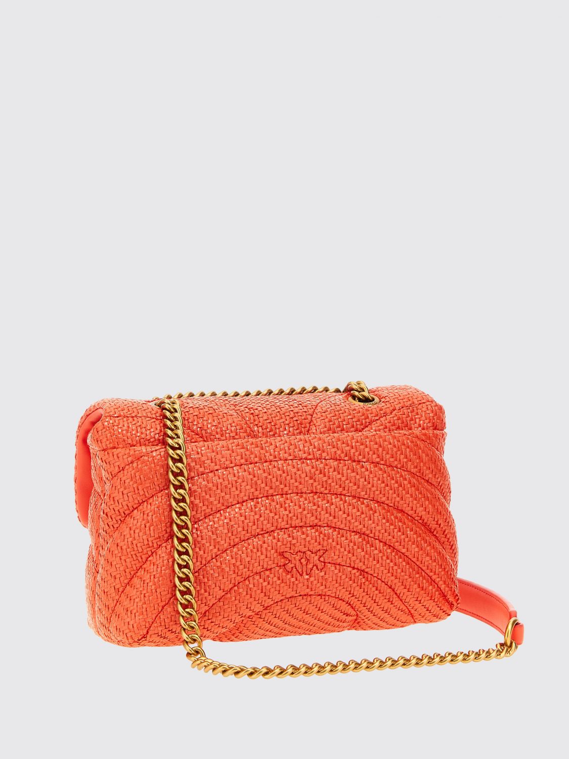 Pinko Crossbody Bags Woman Orange