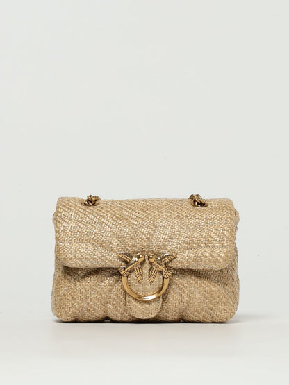 Pinko Shoulder Bag Woman Beige