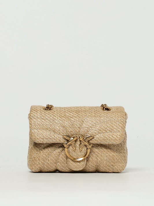 Pinko Shoulder Bag Woman Beige