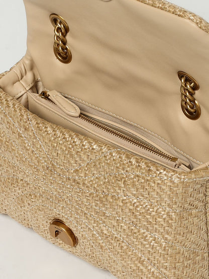 Pinko Shoulder Bag Woman Beige