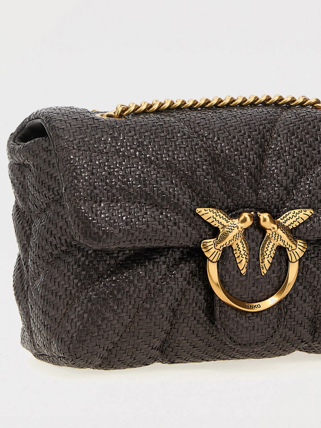 Pinko Shoulder Bag Woman Brown