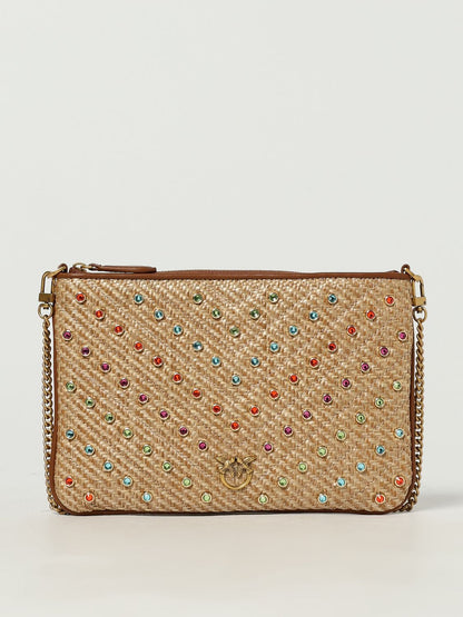 Pinko Shoulder Bag Woman Beige