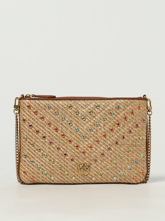 Pinko Shoulder Bag Woman Beige