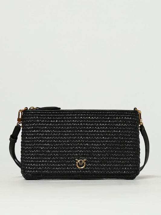 Pinko Crossbody Bags Woman Black