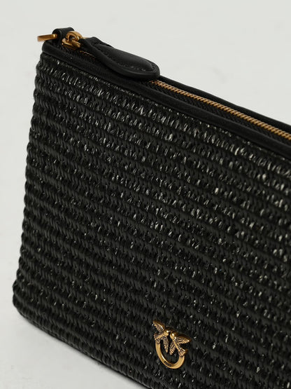 Pinko Crossbody Bags Woman Black