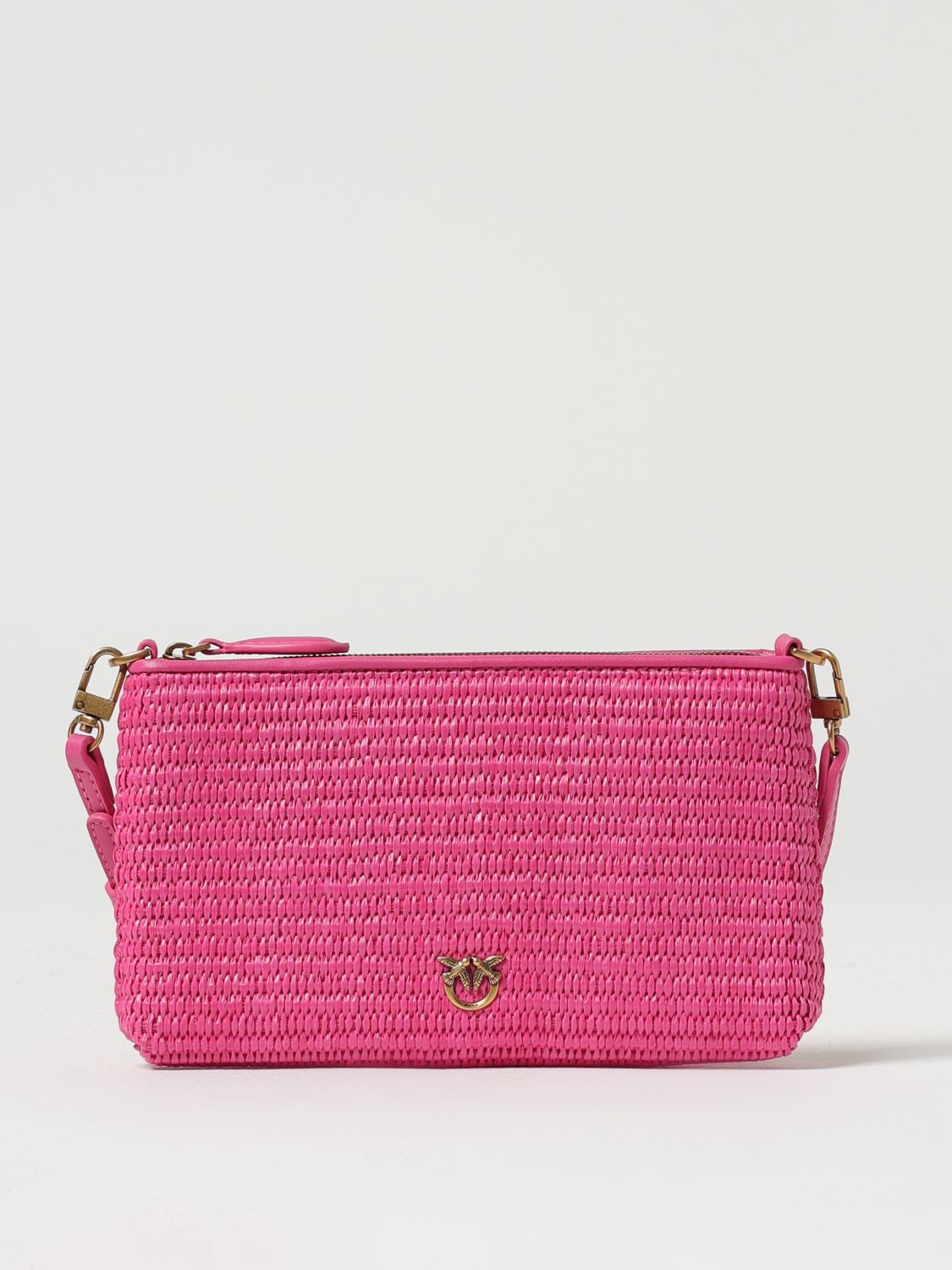 Pinko Crossbody Bags Woman Beige