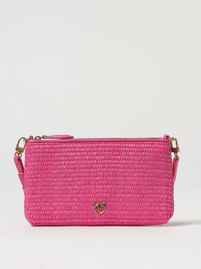 Pinko Crossbody Bags Woman Beige