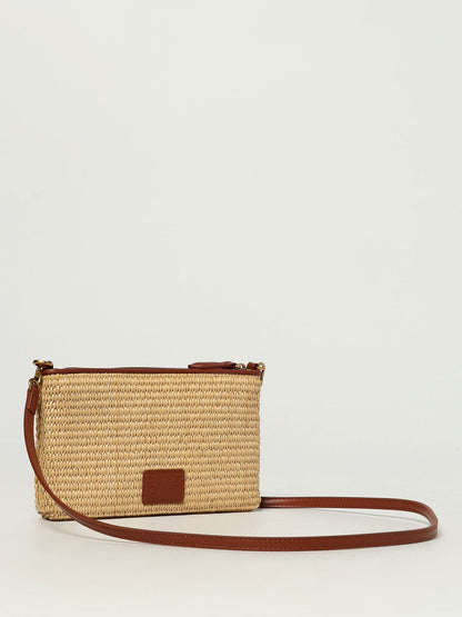 Pinko Crossbody Bags Woman Beige