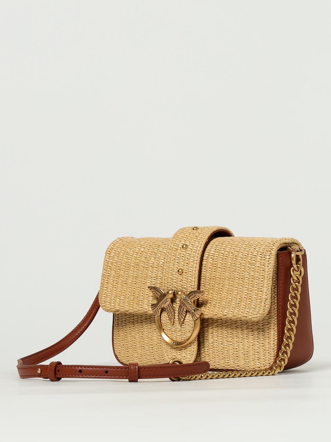 Pinko Mini Bag Woman Beige