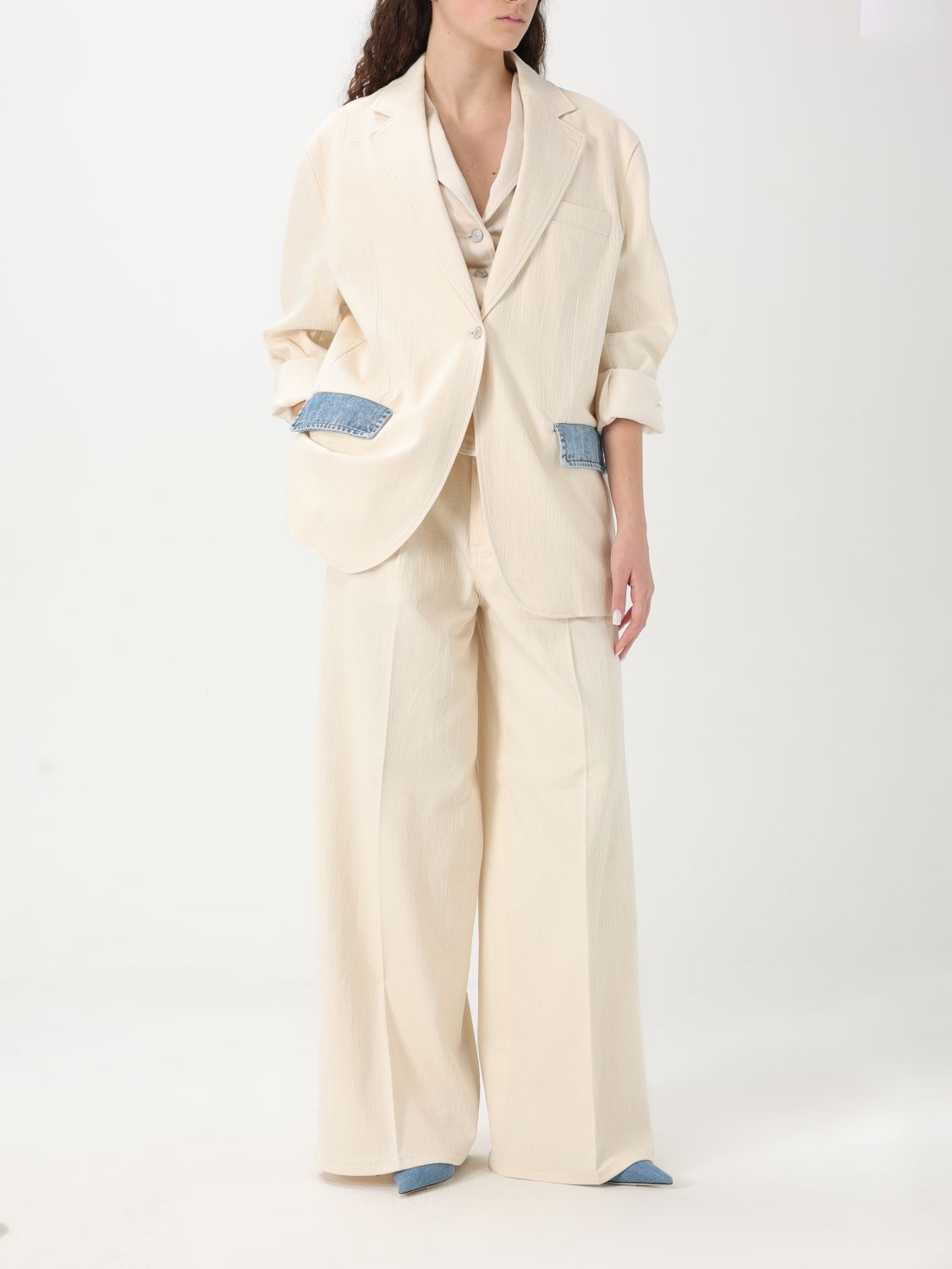 Pinko Waistcoat Woman Beige