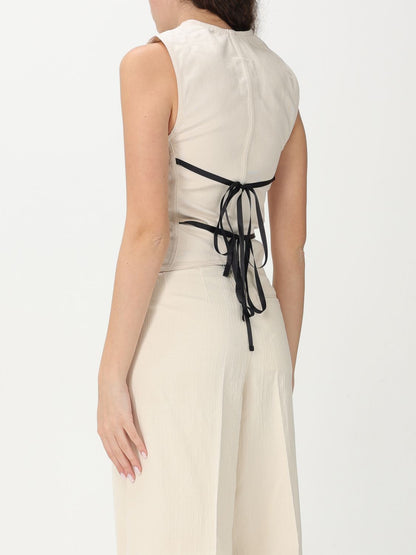 Pinko Waistcoat Woman Beige