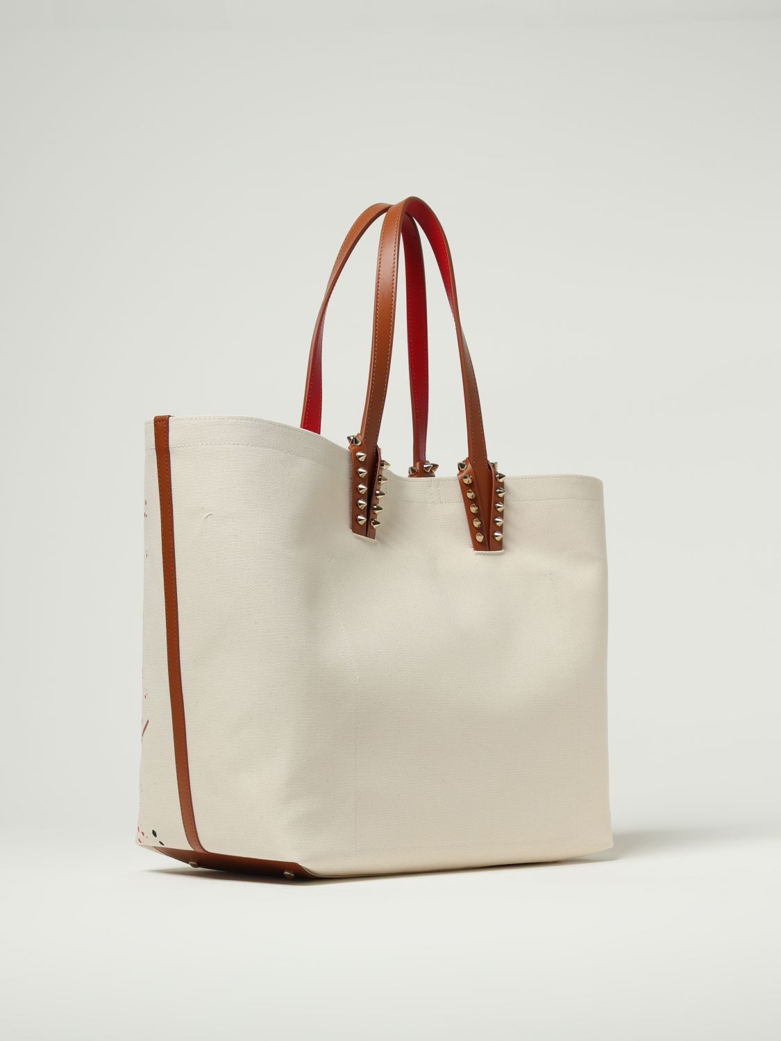 ショルダーバッグ・ポシェット CHRISTIAN LOUBOUTIN Woman Shoulder bag Natural 1255255 N005 Christian Louboutin Shoulder Bag Woman Natural – Modishus