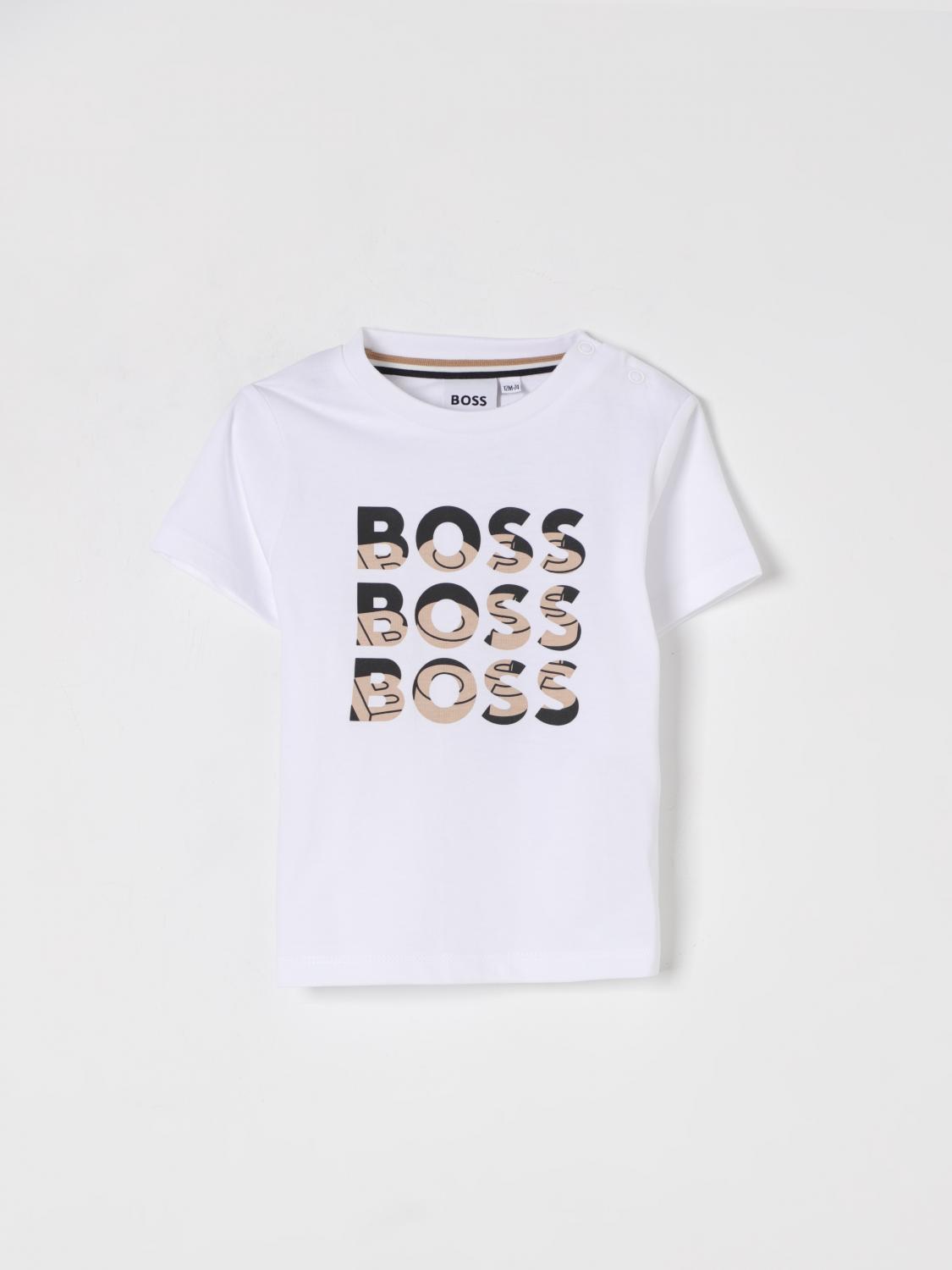 Boss T Shirt Kids Marine