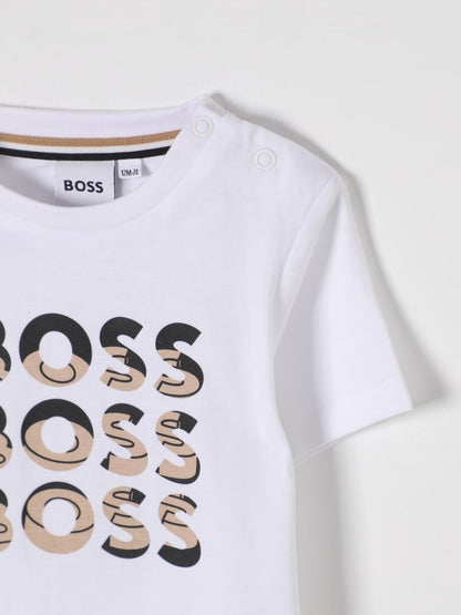 Boss T Shirt Kids Marine
