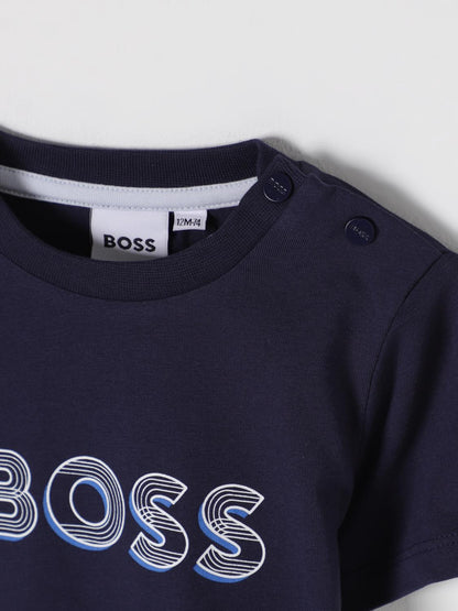 Boss T Shirt Kids Beige