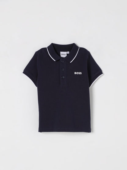 Boss T Shirt Kids Navy